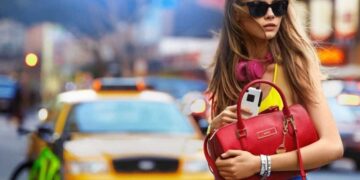 Variety of branded designer handbags in the online boutique